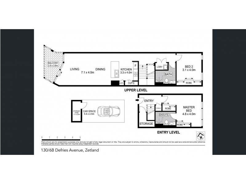 130/6B Defries Avenue, Zetland NSW 2017 Floorplan