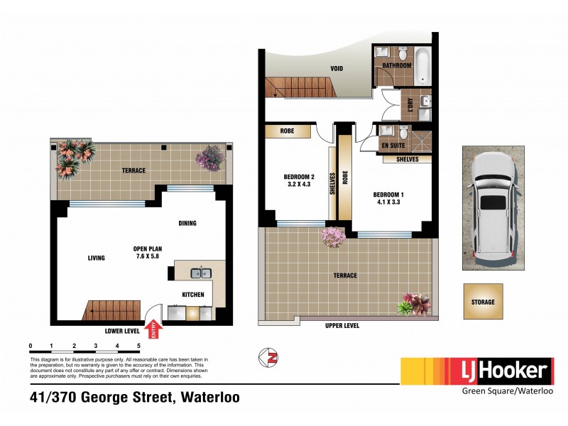41/370 George Street, Waterloo NSW 2017 Floorplan