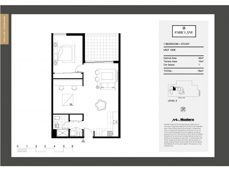 1008/10 Martin Avenue, Wolli Creek NSW 2205 Floorplan