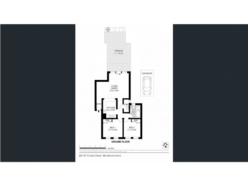 25/137 Forbes Street, Woolloomooloo NSW 2011 Floorplan
