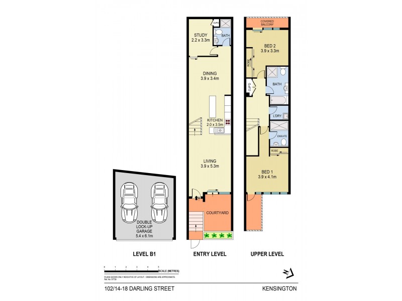 102/14-18 Darling Street, Kensington NSW 2033 Floorplan
