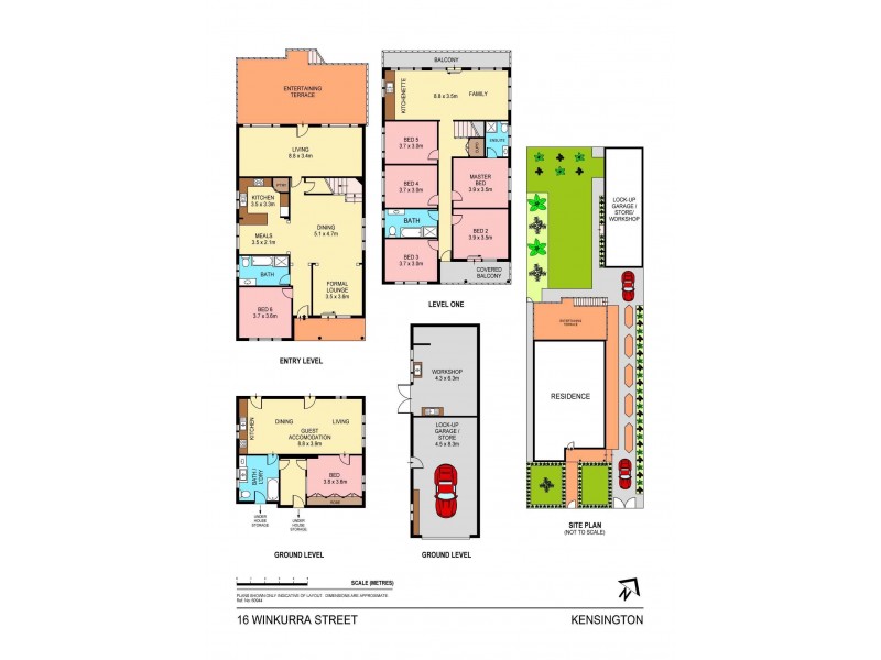 16 Winkurra Street, Kensington NSW 2033 Floorplan
