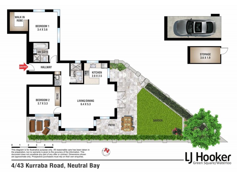 4/43 Kurraba Road, Neutral Bay NSW 2089 Floorplan