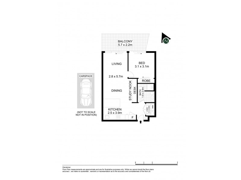 503/20 Dunkerley Place, Waterloo NSW 2017 Floorplan