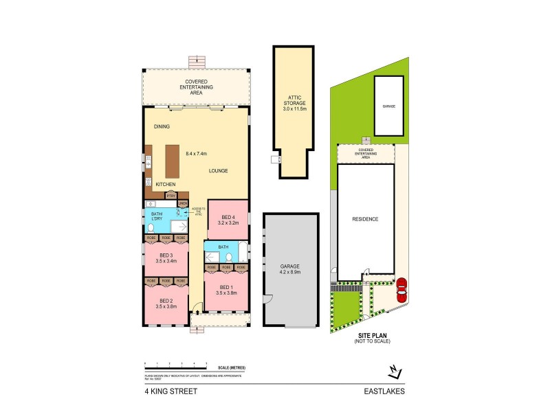 4 King Street, Eastlakes NSW 2018 Floorplan