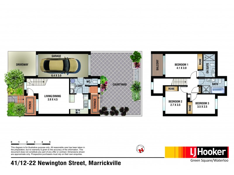 41/12-22 Newington Road, Marrickville NSW 2204 Floorplan