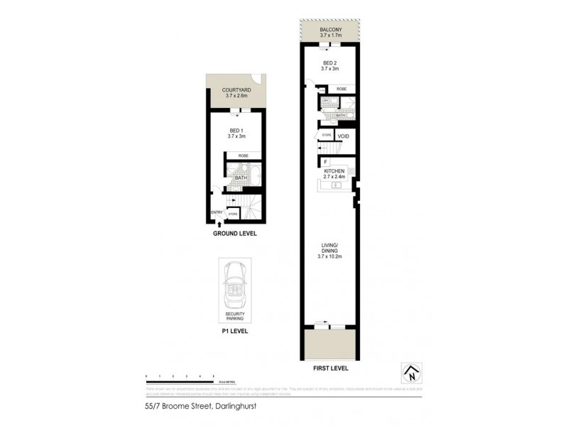 55/7 Broome Street, Waterloo NSW 2017 Floorplan