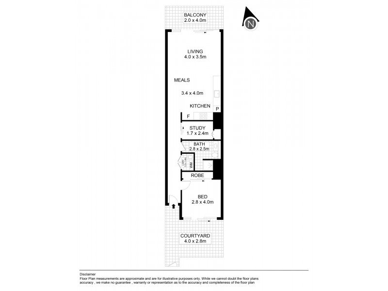 11/1 Thread Lane, Waterloo NSW 2017 Floorplan