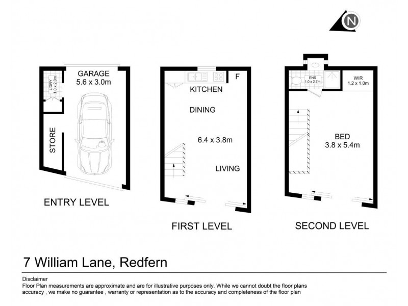 7 William Lane, Redfern NSW 2016 Floorplan