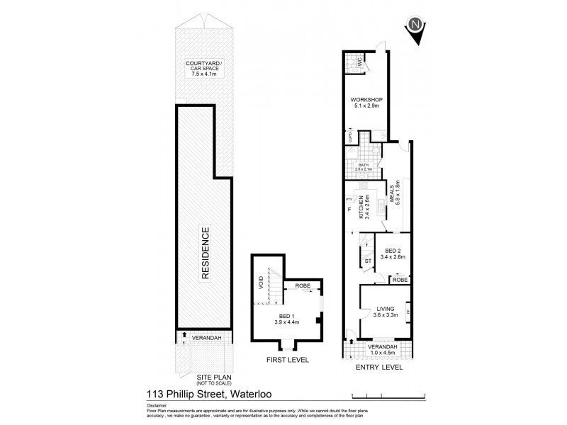 113 Phillip Street, Waterloo NSW 2017 Floorplan