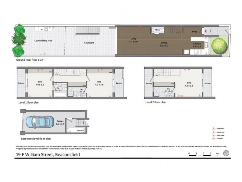 19F William Street, Alexandria NSW 2015 Floorplan