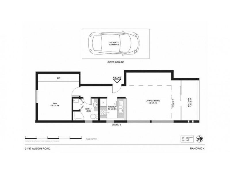 21/17-19 Alison Road, Kensington NSW 2033 Floorplan