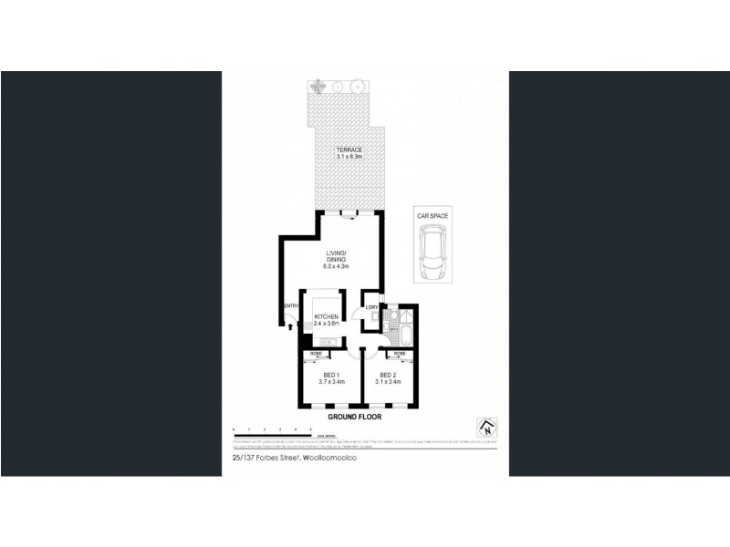 25/137 Forbes Street, Woolloomooloo NSW 2011 Floorplan