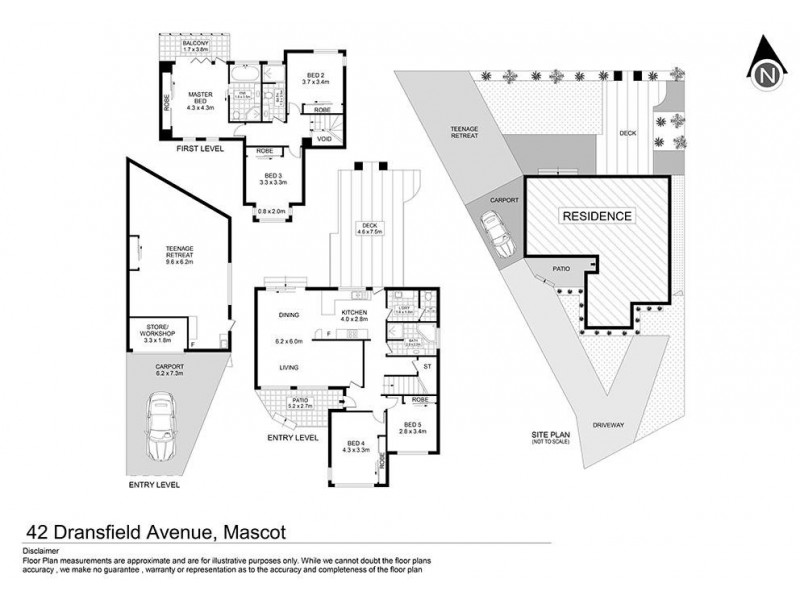 42 Dransfield Avenue, Mascot NSW 2020 Floorplan