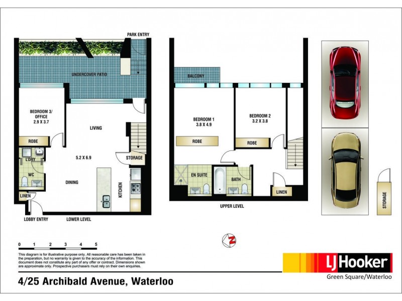 4/25 Archibald Avenue, Waterloo NSW 2017 Floorplan