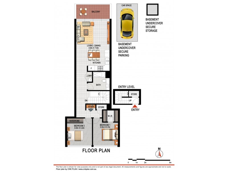 23/6 Archibald Avenue, Waterloo NSW 2017 Floorplan