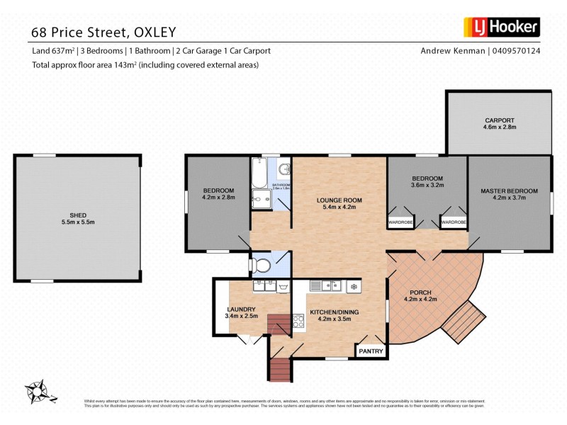 68 Price Street, Oxley QLD 4075 Floorplan