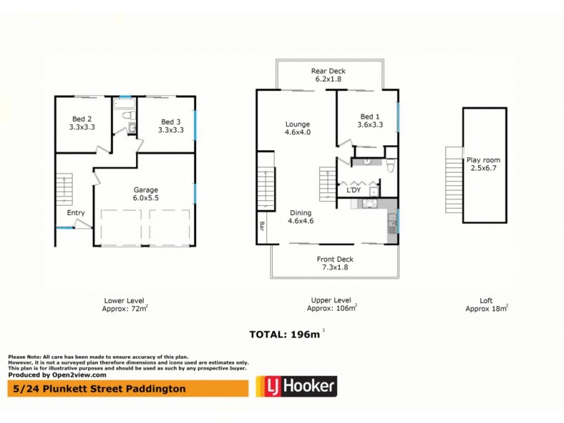 Unit 5/24 Plunkett Street, Paddington QLD 4064 Floorplan
