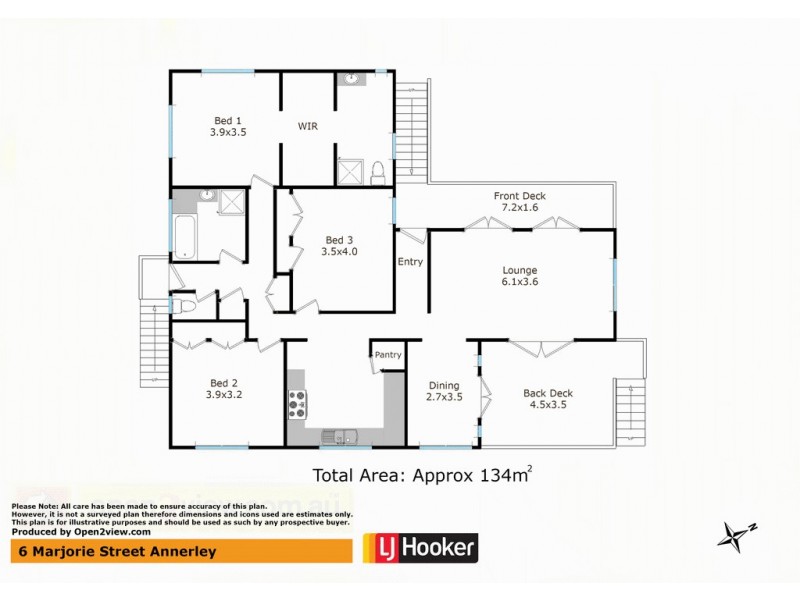 6 Marjorie Street, Annerley QLD 4103 Floorplan