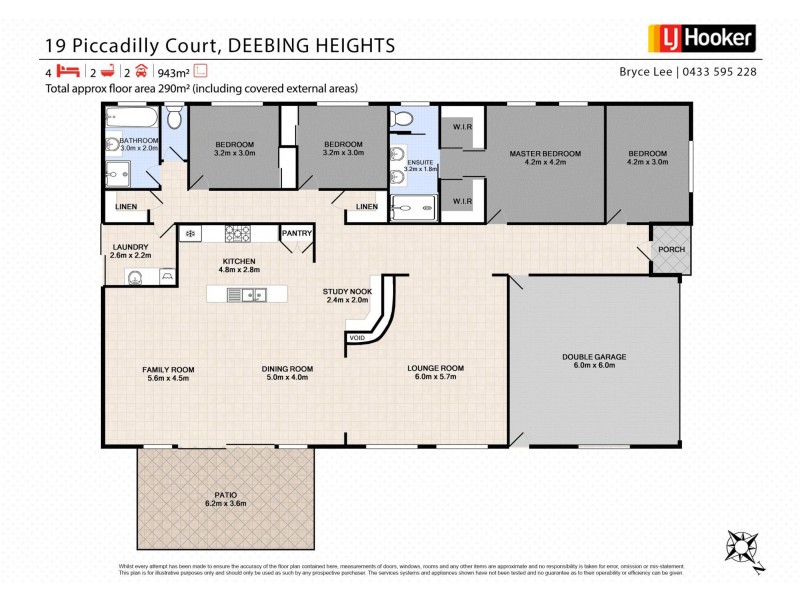 19 Piccadilly Court, Deebing Heights QLD 4306 Floorplan