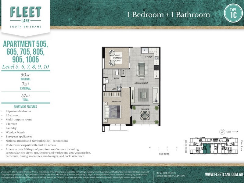 Apartment 904/25-27 Hope St, South Brisbane QLD 4101