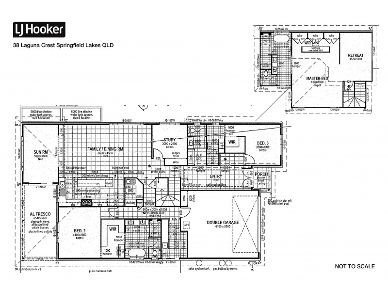 38 Laguna Crescent, Springfield Lakes QLD 4300 Floorplan