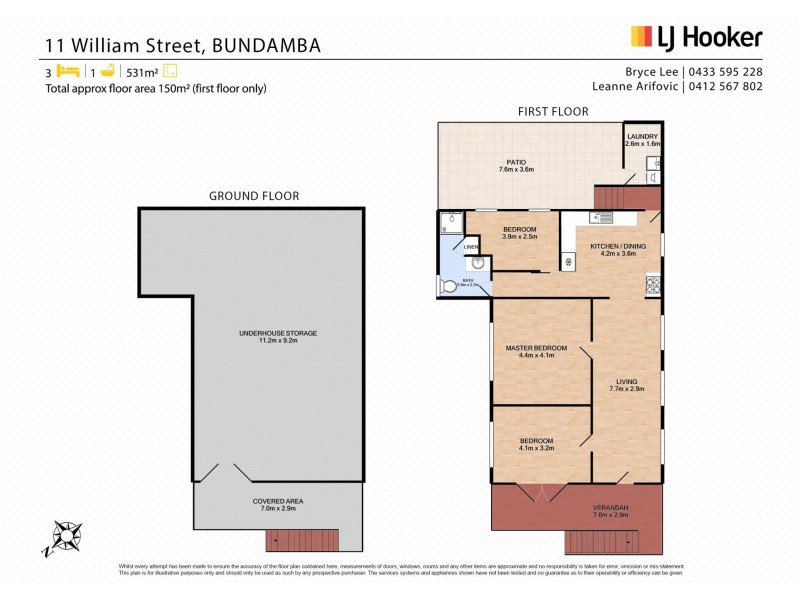 11 William Street, Bundamba QLD 4304 Floorplan