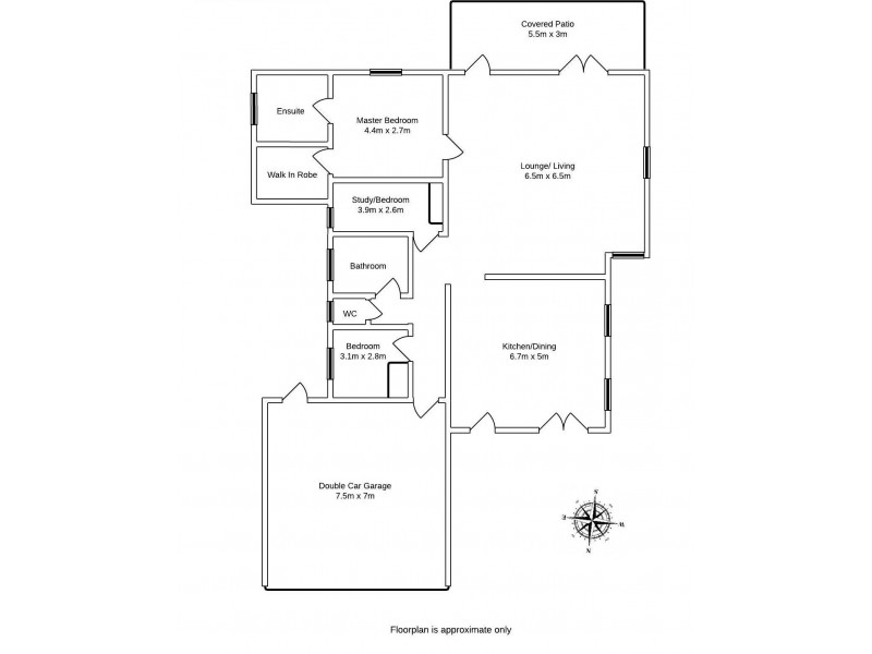 3/98 Joseph Avenue, Moggill QLD 4070 Floorplan