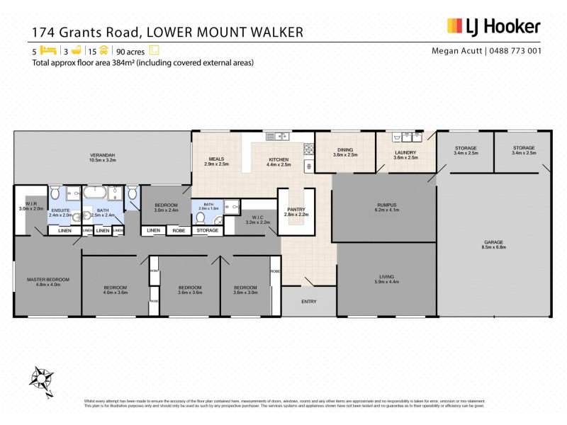 174 Grants Road, Lower Mount Walker QLD 4340 Floorplan