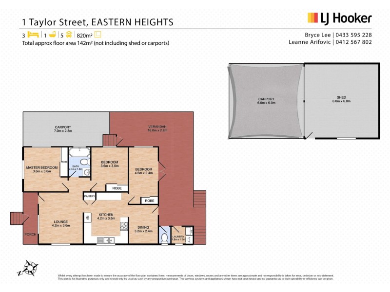 1 Taylor Street, Eastern Heights QLD 4305 Floorplan