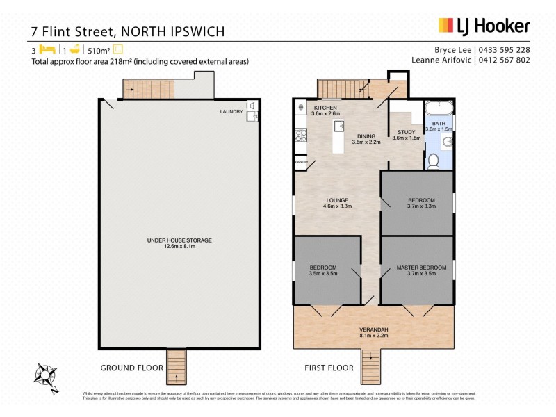 7 Flint Street, North Ipswich QLD 4305 Floorplan