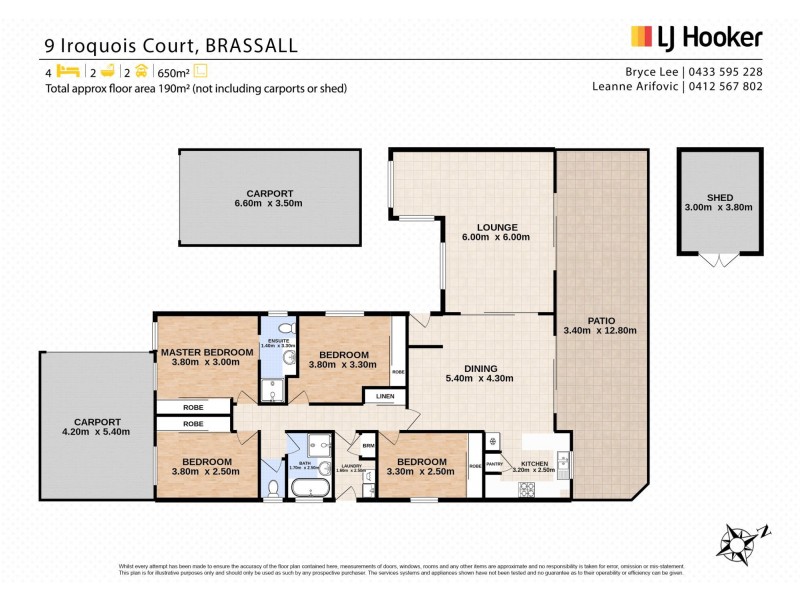 9 Iroquois Court, Brassall QLD 4305 Floorplan