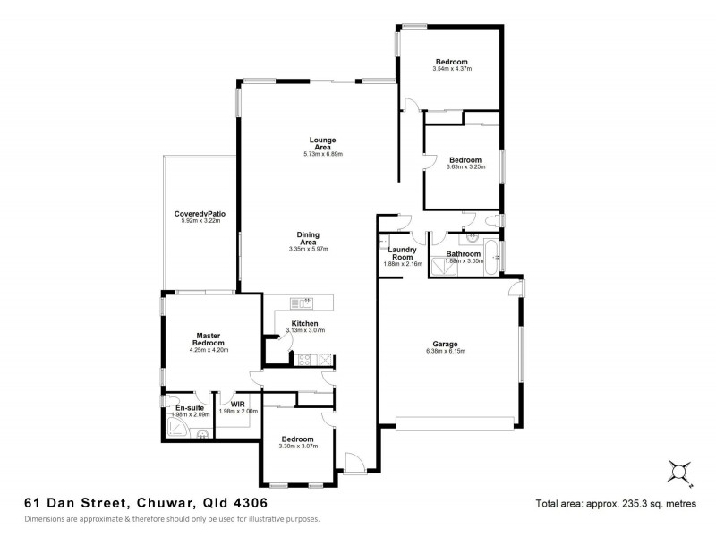 61 Dan Street, Chuwar QLD 4306 Floorplan
