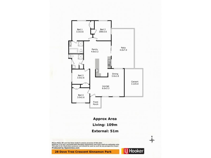 28 Dove Tree Crescent, Sinnamon Park QLD 4073 Floorplan