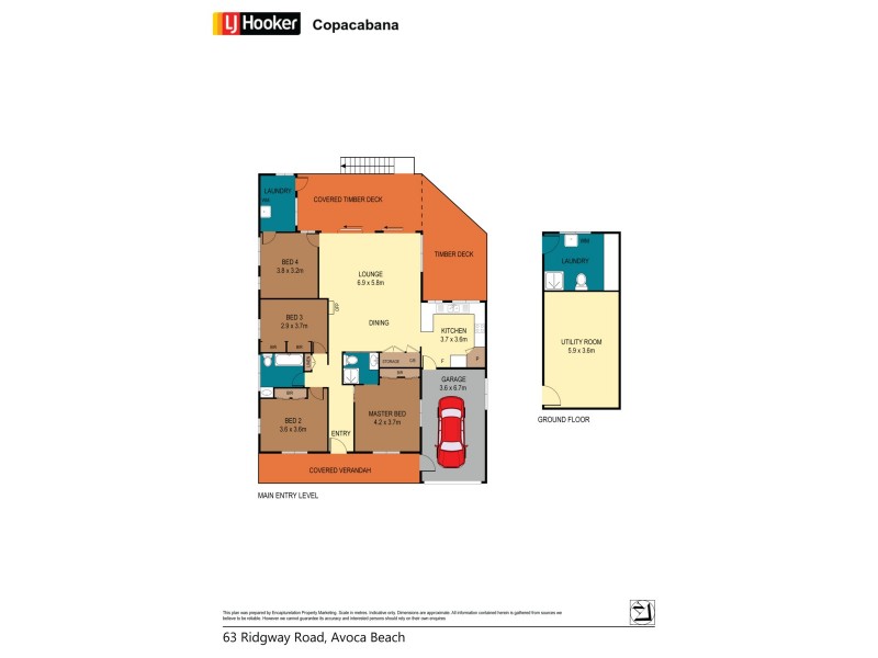 63 Ridgway Road, Avoca Beach NSW 2251 Floorplan