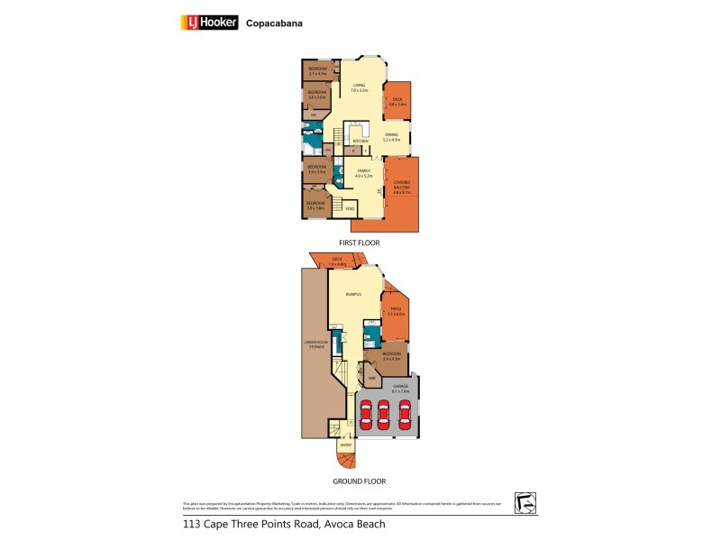 113 Cape Three Points Road, Avoca Beach NSW 2251 Floorplan