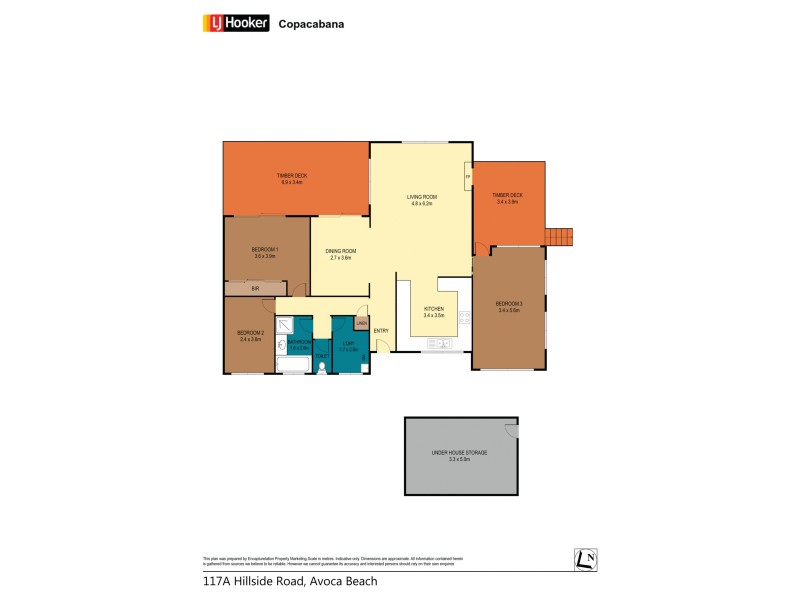 117a Hillside Road, Avoca Beach NSW 2251 Floorplan