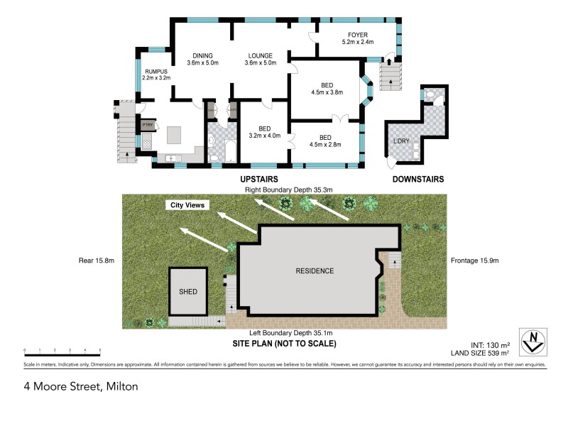 4 Moore St, Milton QLD 4064 Floorplan