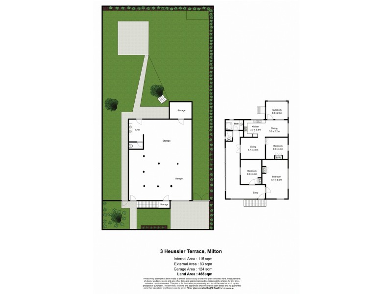 3 Heussler Terrace, Milton QLD 4064 Floorplan