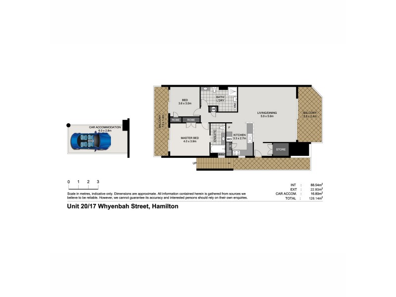 20/17 Whyenbah Street, Hamilton QLD 4007 Floorplan