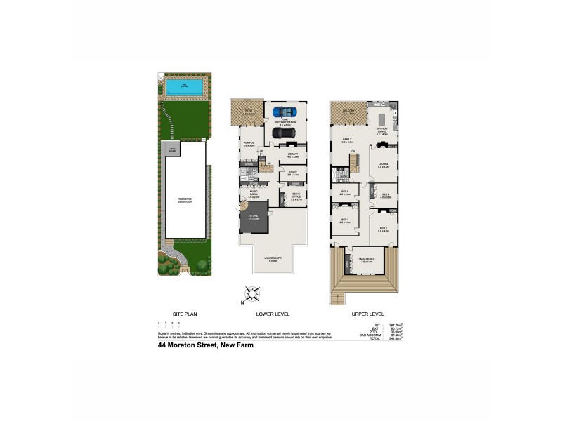 44 Moreton Street, New Farm QLD 4005 Floorplan