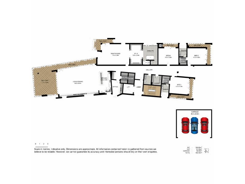 81 Moray Street, New Farm QLD 4005 Floorplan