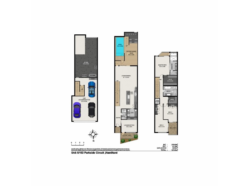 5/102 Parkside Circuit, Hamilton QLD 4007 Floorplan