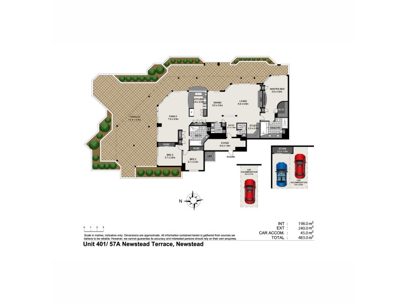 57 Newstead Terrace, Newstead QLD 4006 Floorplan