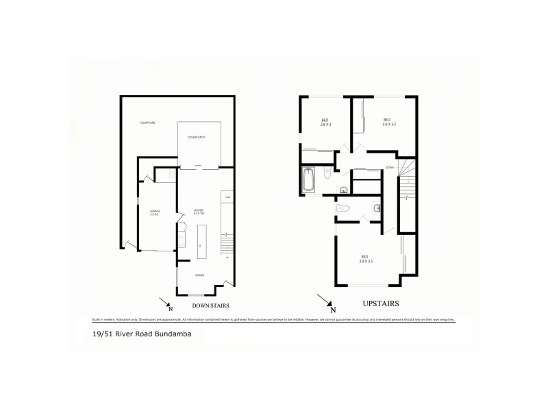 19/51 River Road, Bundamba QLD 4304 Floorplan