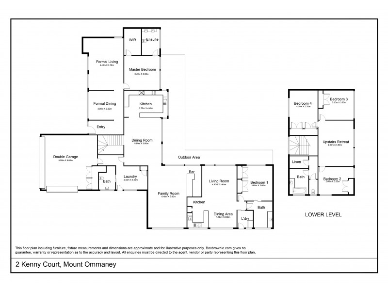 2 Kenny Court, Mount Ommaney QLD 4074 Floorplan