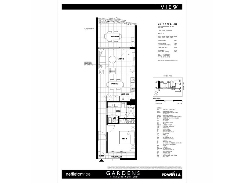 10902/30 Duncan Street, West End QLD 4101 Floorplan