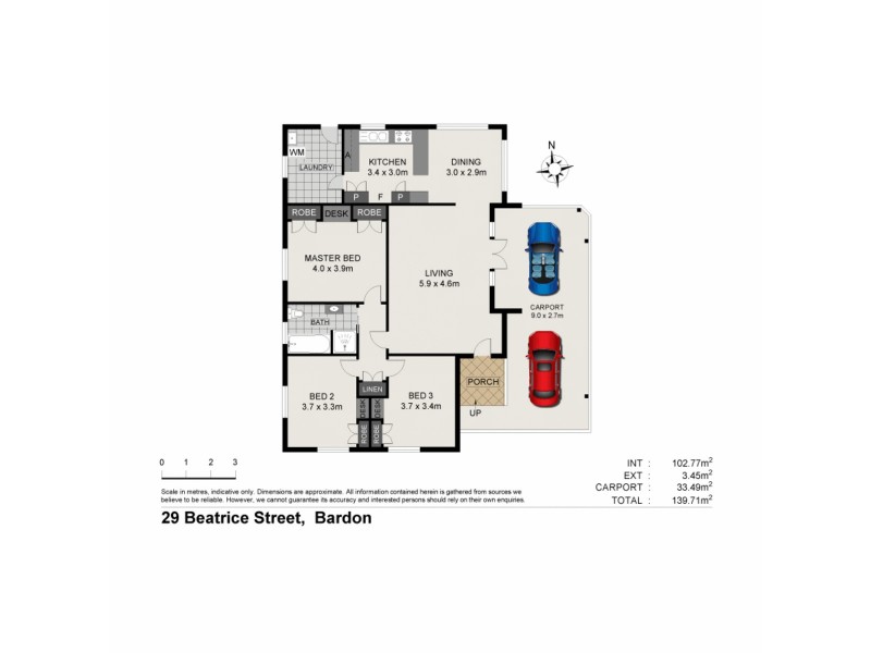 29 Beatrice Street, Bardon QLD 4065 Floorplan