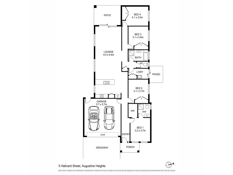 5 Hallvard Crescent, Augustine Heights QLD 4300 Floorplan