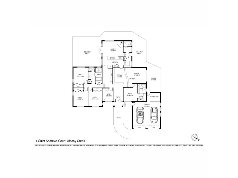 4 St Andrews Court, Albany Creek QLD 4035 Floorplan